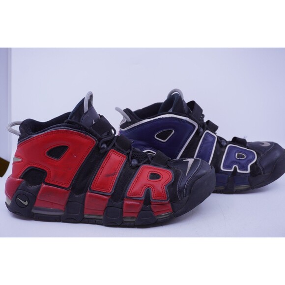 Nike Air More Uptempo 96 Mens Sz 11.5 Alternates Split Black Red Blue DJ4400-001